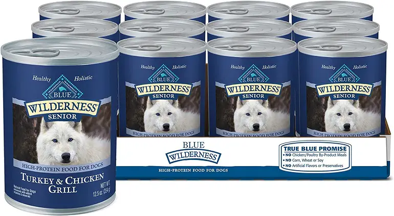 Blue Buffalo Wilderness Senior Wet Dog Food review