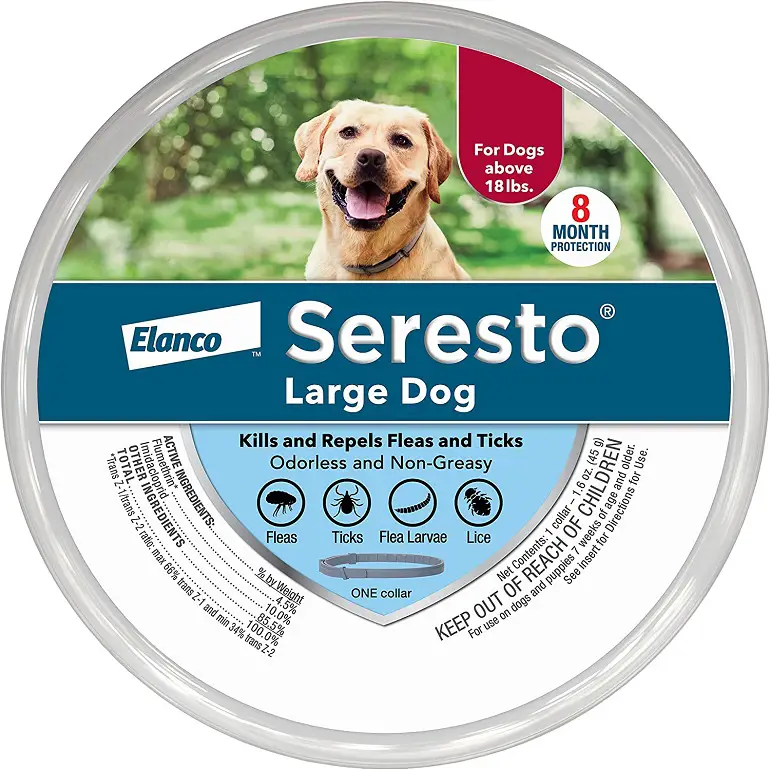 Seresto Flea and Tick Collar for Dogs review